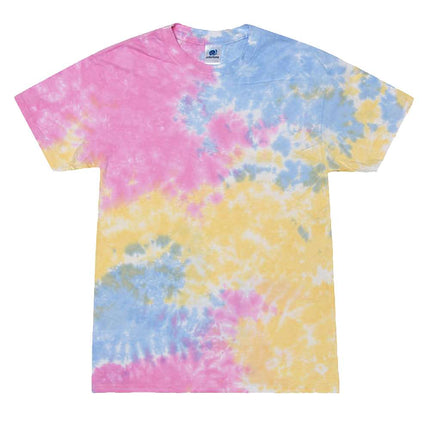 Unisex Multi-Color Tie-Dyed T-Shirt - 1000