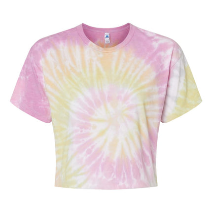 Women's Tie-Dyed Crop T-Shirt - 1050