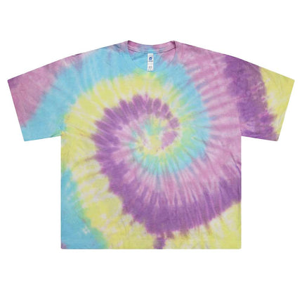 Women's Tie-Dyed Crop T-Shirt - 1050
