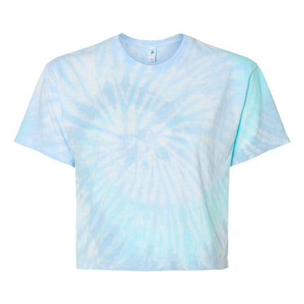 Women's Tie-Dyed Crop T-Shirt - 1050