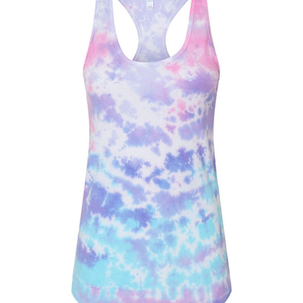 Women's Tie-Dyed Racerback Tank Top - 3400