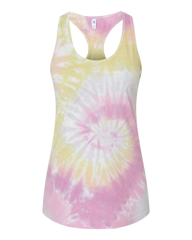 Women's Tie-Dyed Racerback Tank Top - 3400