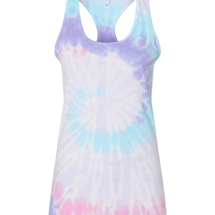 Women's Tie-Dyed Racerback Tank Top - 3400