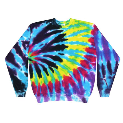 Unisex Tie-Dyed Fleece Crewneck Sweatshirt - 8100
