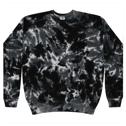 Unisex Tie-Dyed Fleece Crewneck Sweatshirt - 8100