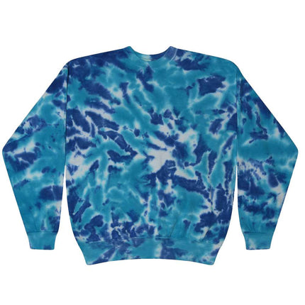 Unisex Tie-Dyed Fleece Crewneck Sweatshirt - 8100