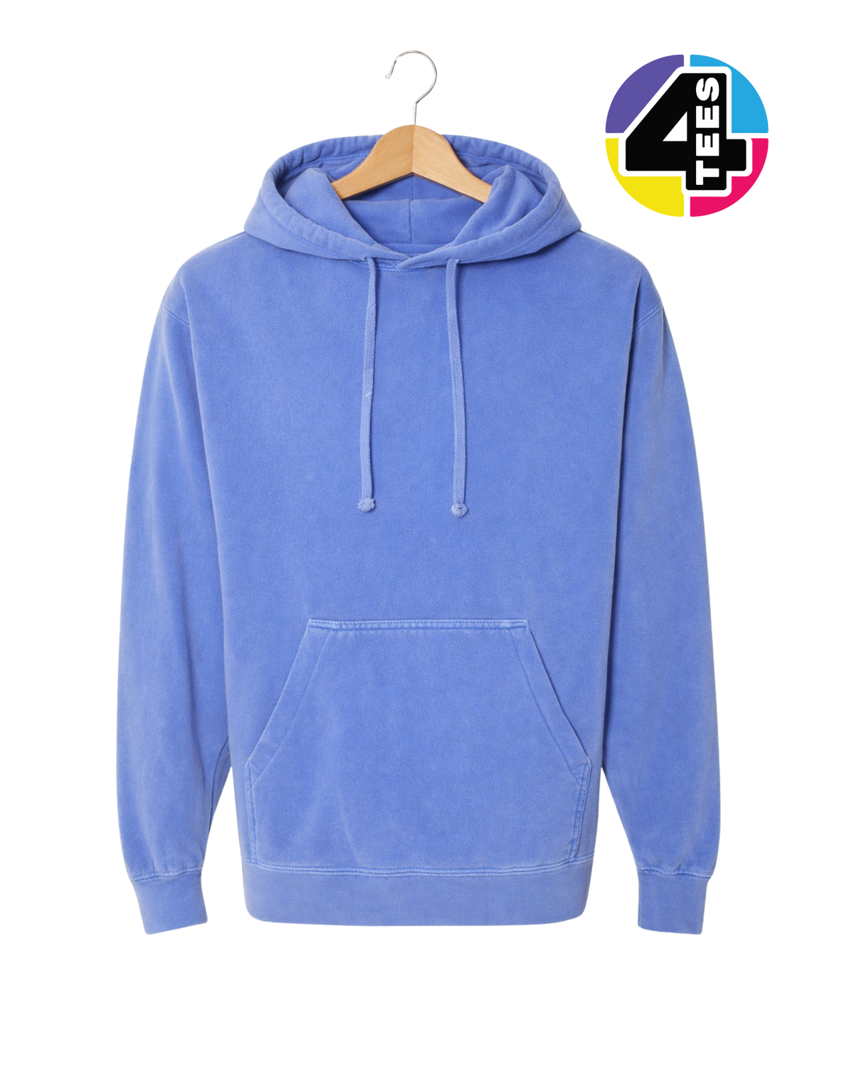 Comfort Colors Unisex Garment-Dyed Hooded Sweatshirt