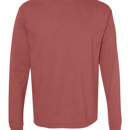 Garment-Dyed Heavyweight Long Sleeve T-Shirt - 6014