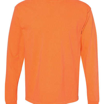 Garment-Dyed Heavyweight Long Sleeve T-Shirt - 6014