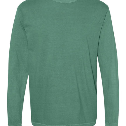 Garment-Dyed Heavyweight Long Sleeve T-Shirt - 6014