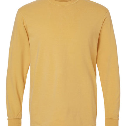 Garment-Dyed Heavyweight Long Sleeve T-Shirt - 6014
