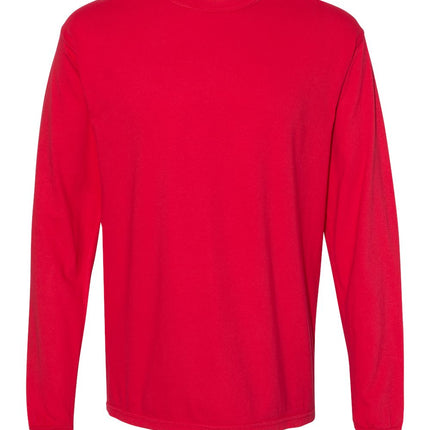 Garment-Dyed Heavyweight Long Sleeve T-Shirt - 6014