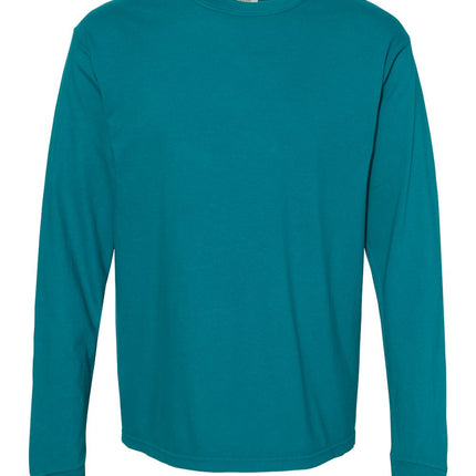 Garment-Dyed Heavyweight Long Sleeve T-Shirt - 6014