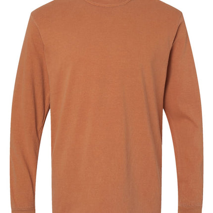 Garment-Dyed Heavyweight Long Sleeve T-Shirt - 6014