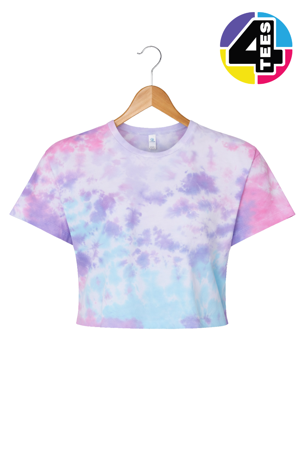 ColorTone Women's Tie-Dyed Crop T-Shirt