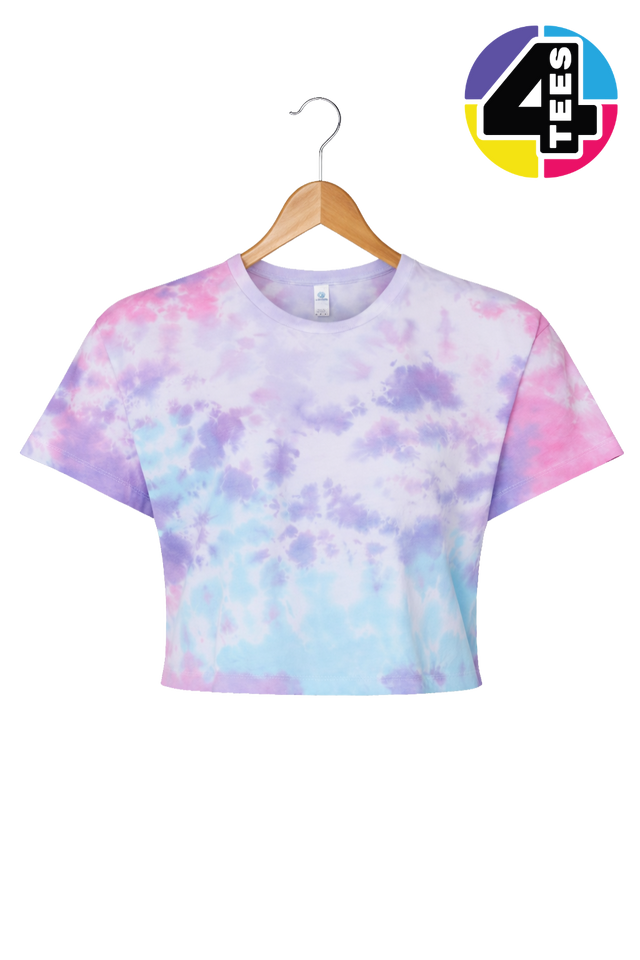 ColorTone Women's Tie-Dyed Crop T-Shirt