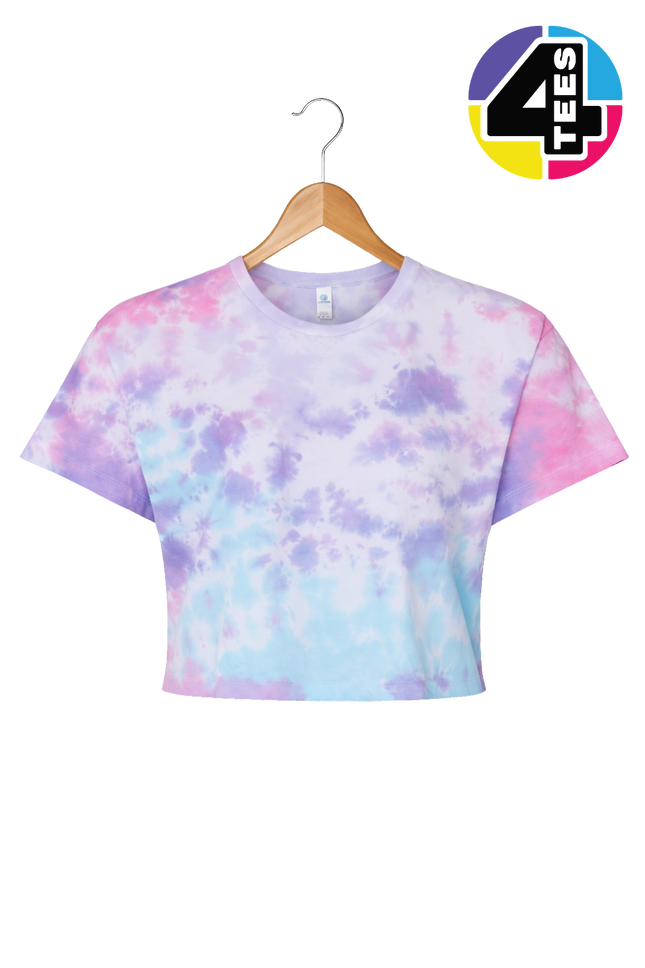 ColorTone Women's Tie-Dyed Crop T-Shirt