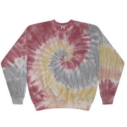 Unisex Tie-Dyed Fleece Crewneck Sweatshirt - 8100