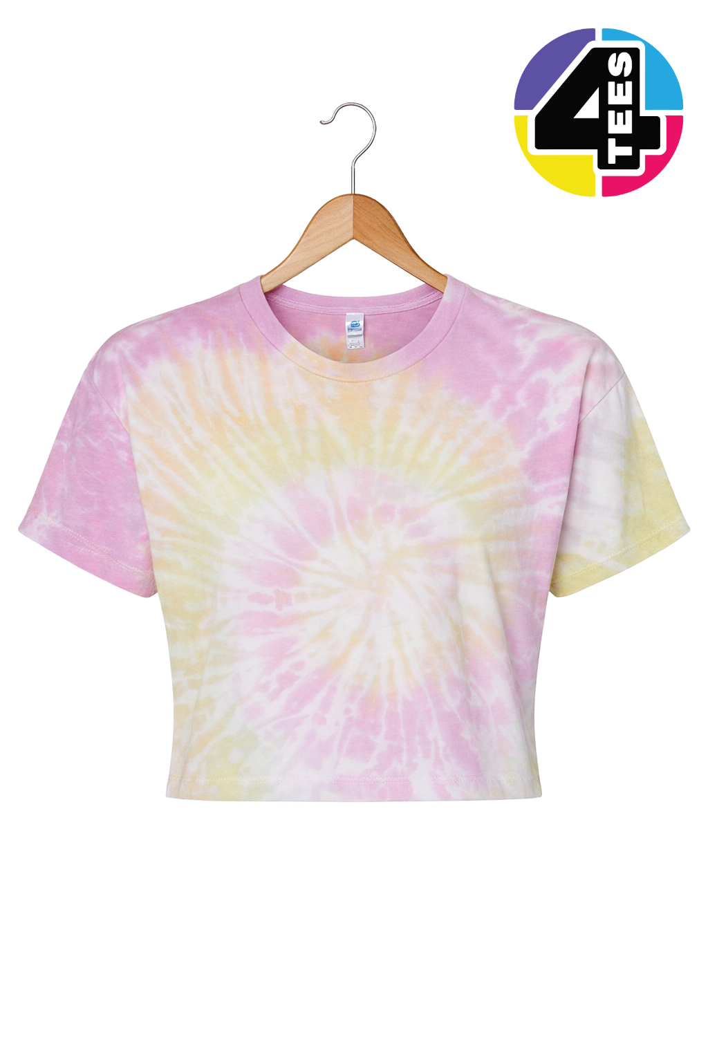 ColorTone Women's Tie-Dyed Crop T-Shirt