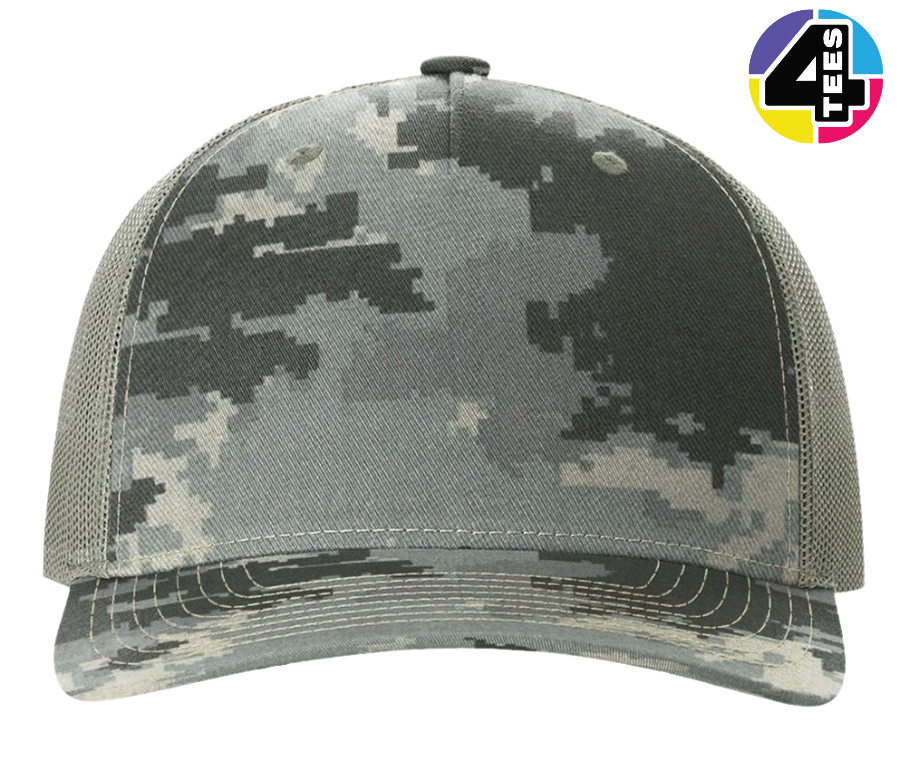 Richardson Printed Five-Panel Trucker Cap