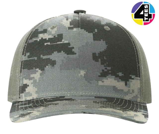 Richardson Printed Five-Panel Trucker Cap