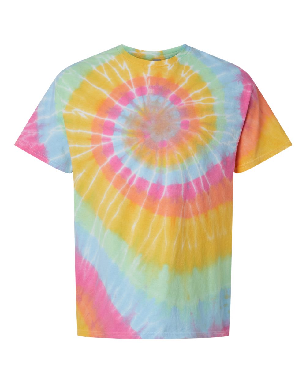 Dyenomite - Multi-Color Spiral Tie-Dyed T-Shirt - 200MS