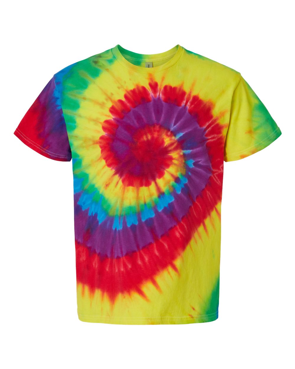 Dyenomite - Multi-Color Spiral Tie-Dyed T-Shirt - 200MS