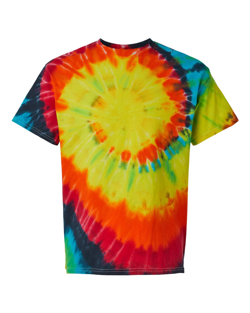 Dyenomite - Multi-Color Spiral Tie-Dyed T-Shirt - 200MS