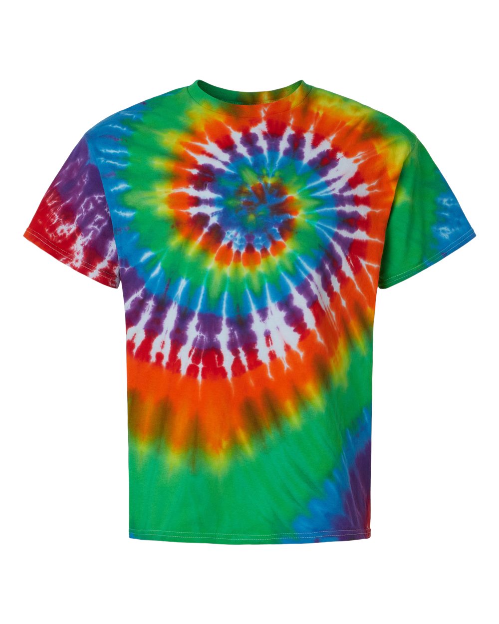 Dyenomite - Multi-Color Spiral Tie-Dyed T-Shirt - 200MS