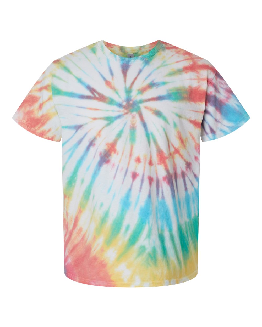 Dyenomite - Multi-Color Spiral Tie-Dyed T-Shirt - 200MS