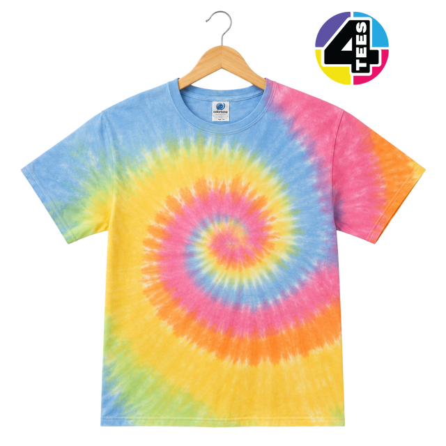 ColorTone Unisex Multi-Color Tie-Dyed T-Shirt