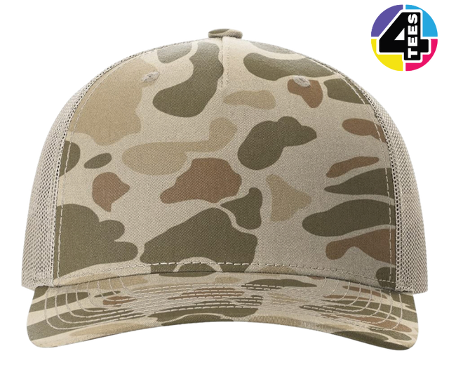 Richardson Printed Five-Panel Trucker Cap