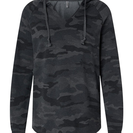 Independent Trading Co. - Women’s Lightweight California Wave Wash Hooded Sweatshirt - PRM2500