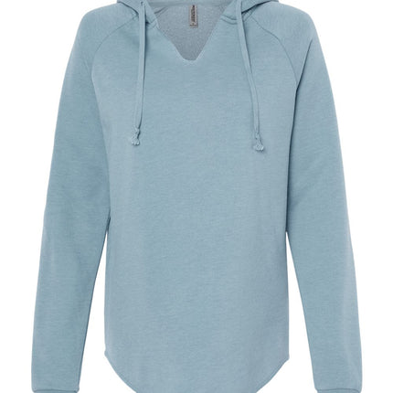 Independent Trading Co. - Women’s Lightweight California Wave Wash Hooded Sweatshirt - PRM2500