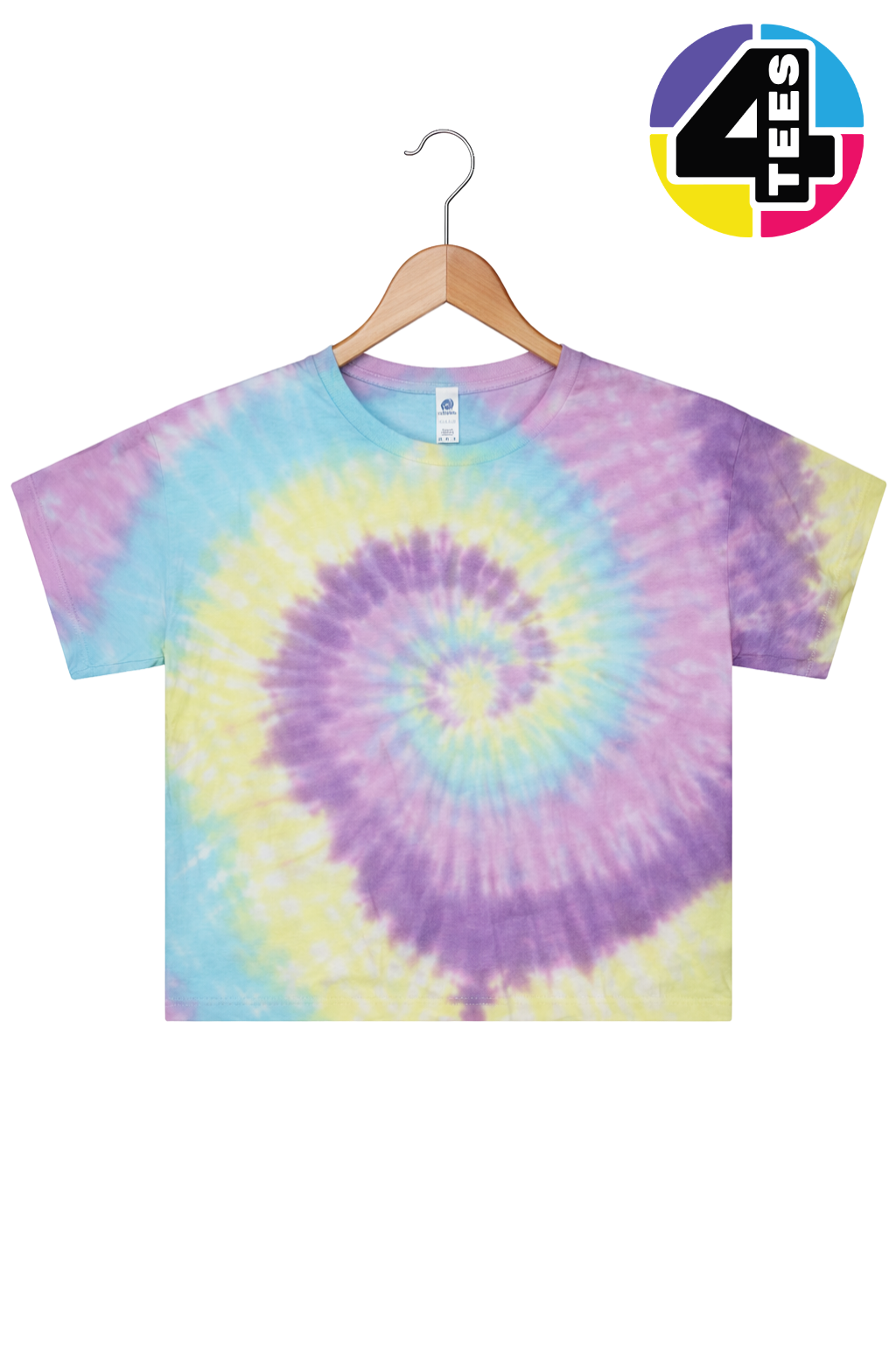 ColorTone Women's Tie-Dyed Crop T-Shirt