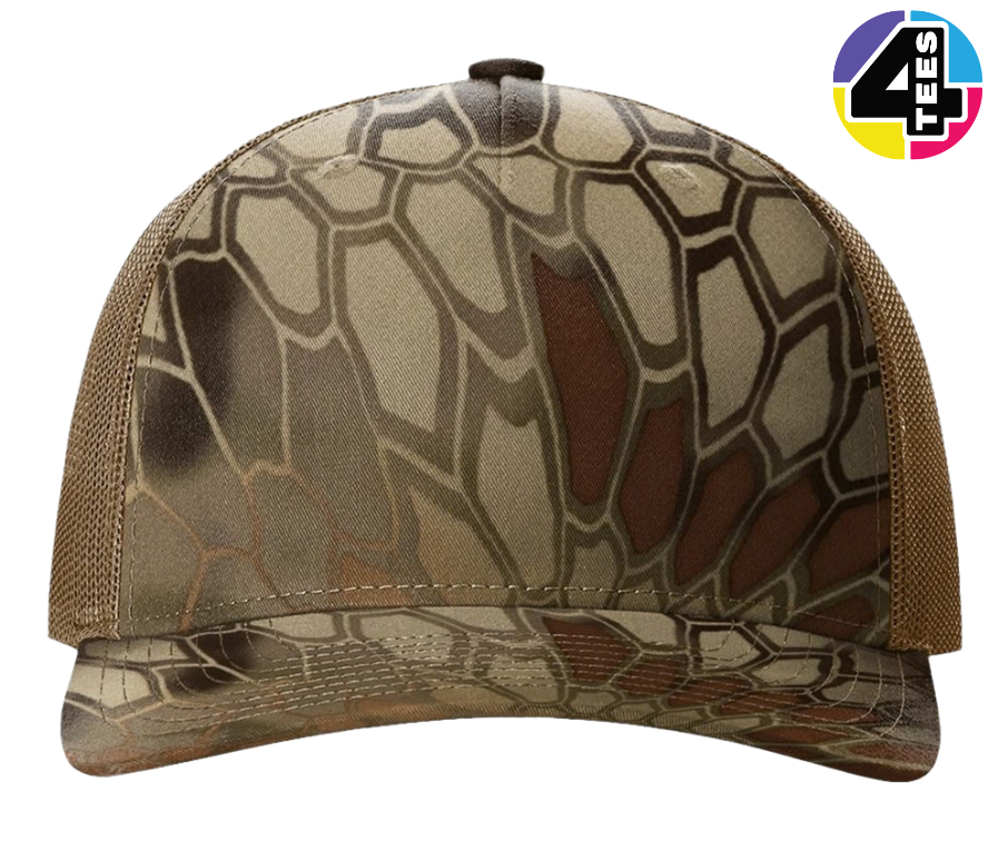 Richardson Printed Five-Panel Trucker Cap