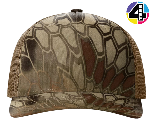 Richardson Printed Five-Panel Trucker Cap