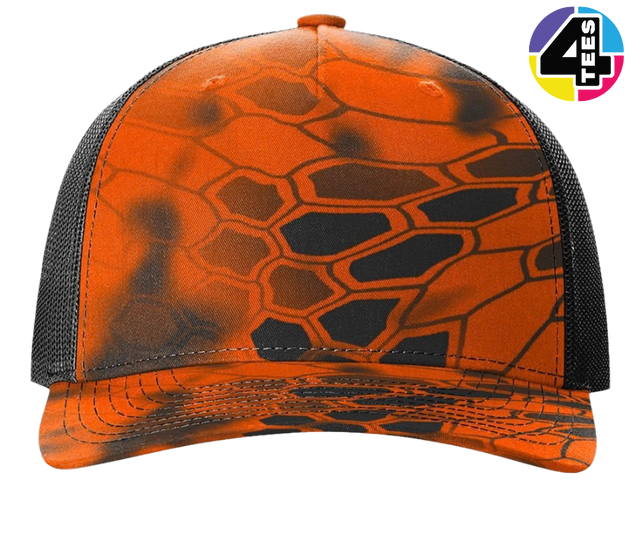 Richardson Printed Five-Panel Trucker Cap