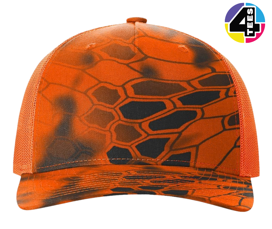 Richardson Printed Five-Panel Trucker Cap