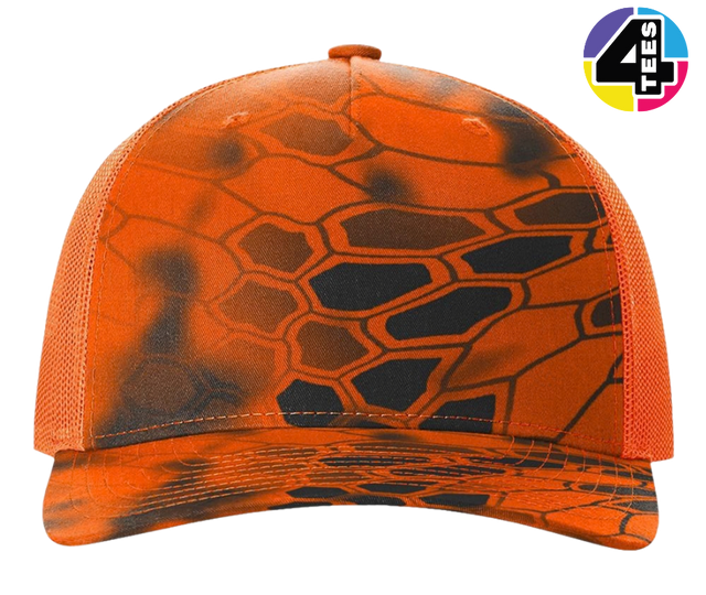 Richardson Printed Five-Panel Trucker Cap