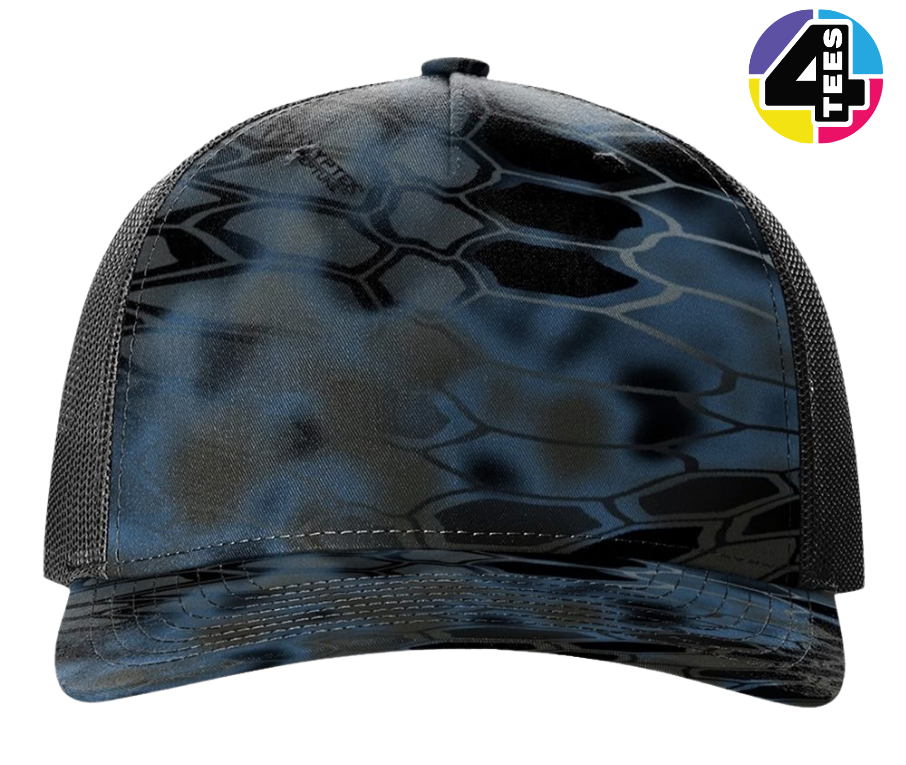 Richardson Printed Five-Panel Trucker Cap
