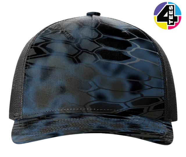 Richardson Printed Five-Panel Trucker Cap