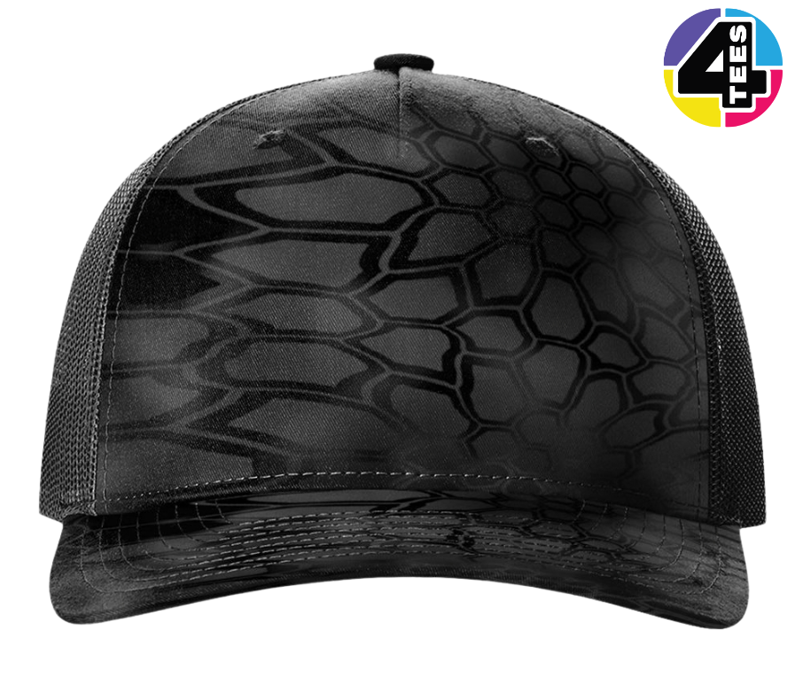 Richardson Printed Five-Panel Trucker Cap