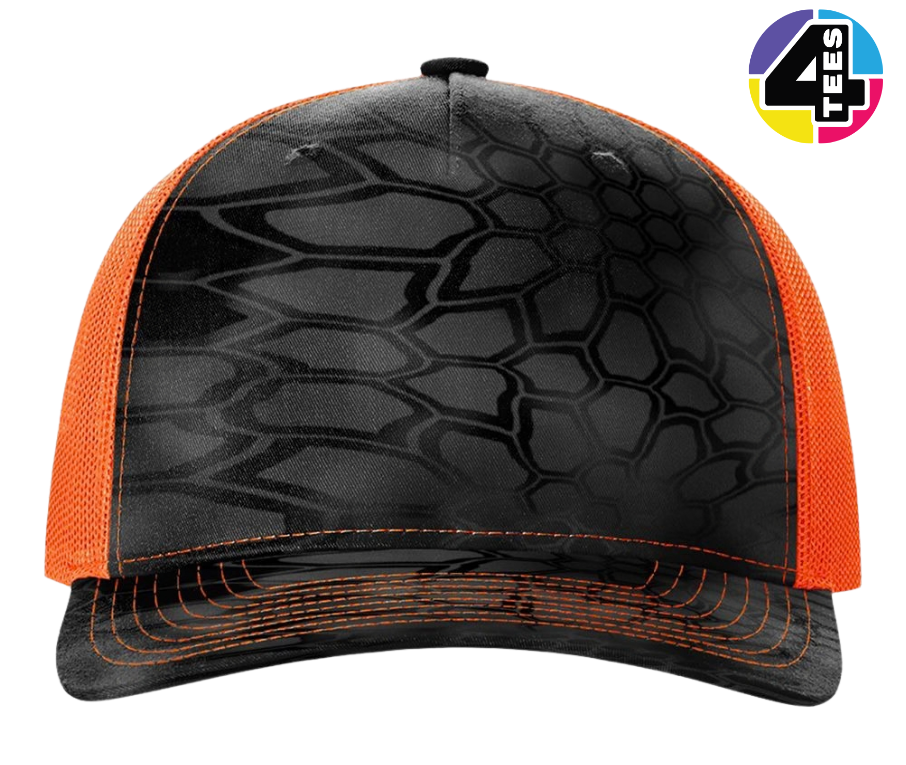 Richardson Printed Five-Panel Trucker Cap