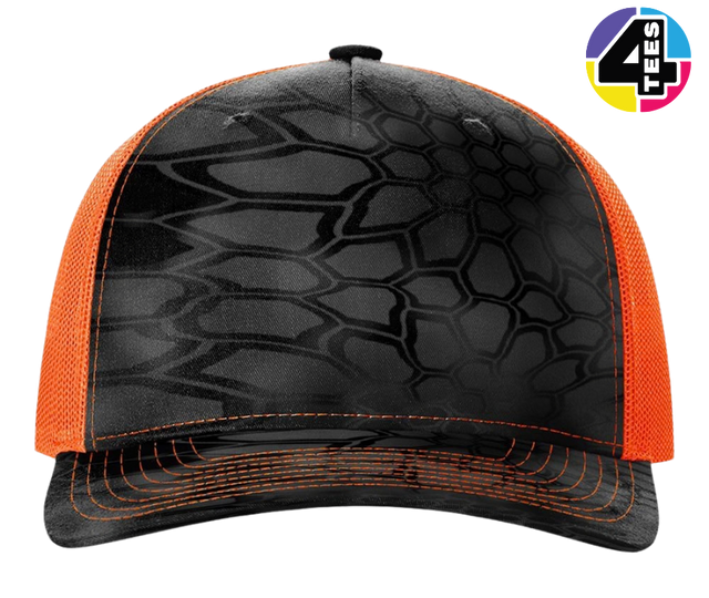 Richardson Printed Five-Panel Trucker Cap