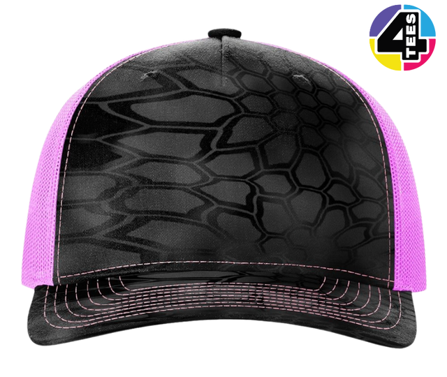 Richardson Printed Five-Panel Trucker Cap