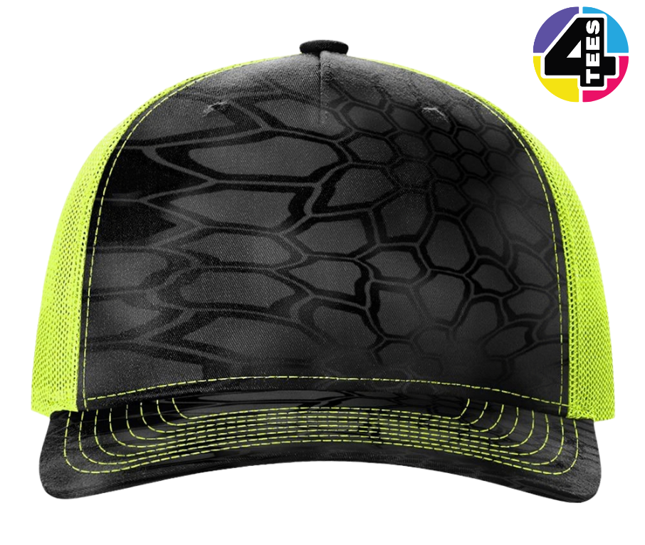 Richardson Printed Five-Panel Trucker Cap