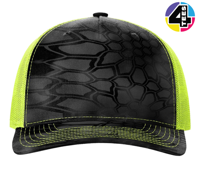 Richardson Printed Five-Panel Trucker Cap