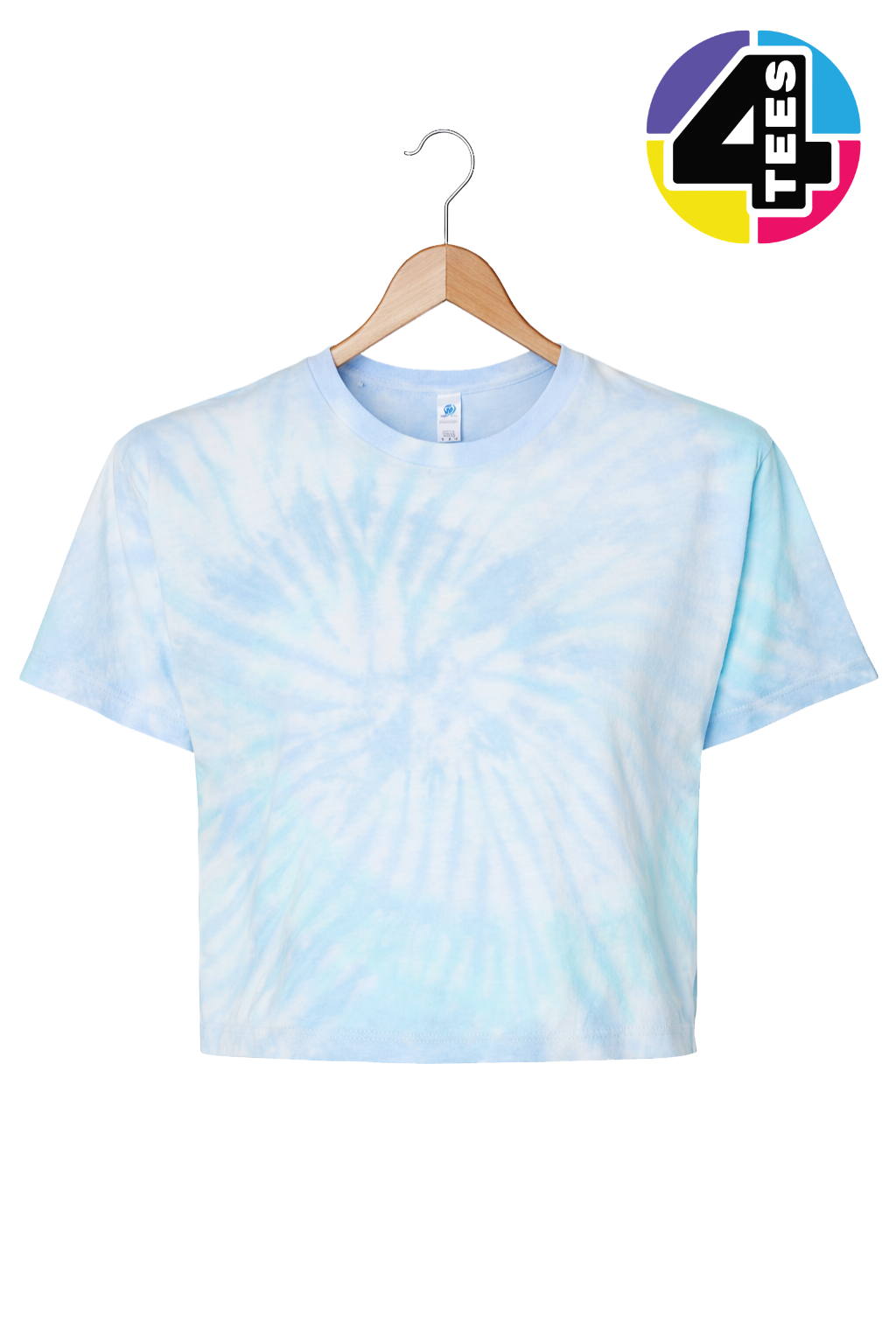 ColorTone Women's Tie-Dyed Crop T-Shirt