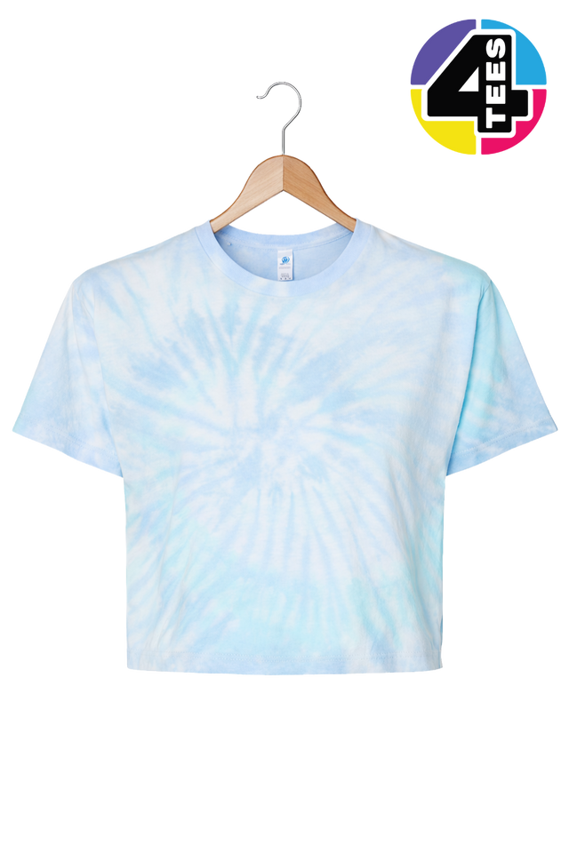 ColorTone Women's Tie-Dyed Crop T-Shirt